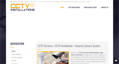 Desktop Screenshot of cctvservices.co.za
